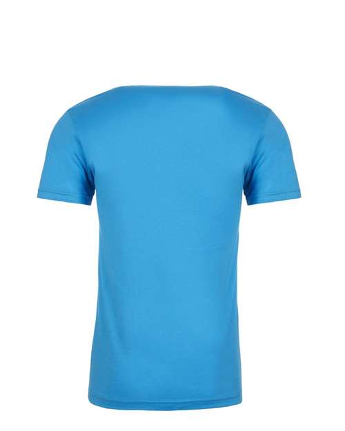 Next Level 6440 Men's Sueded V-Neck T-Shirt - Turquoise - back