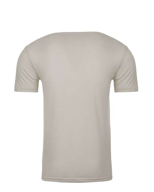 Next Level 6440 Men's Sueded V-Neck T-Shirt - Sand - back