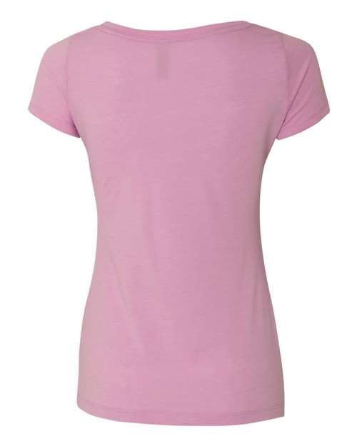 Next Level 6730 Women’s Triblend Scoop Neck T-Shirt - Vintage Lilac - back