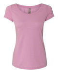 Next Level 6730 Women’s Triblend Scoop Neck T-Shirt - Vintage Lilac - front