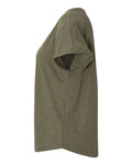 Next Level 6760 Women’s Triblend Dolman T-Shirt - Military Green - side