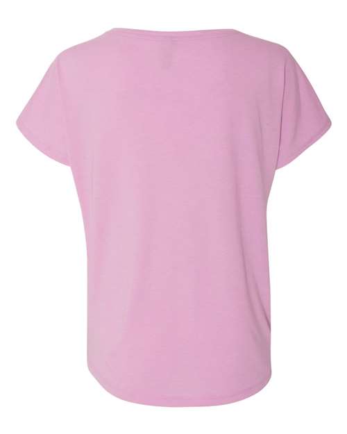Next Level 6760 Women’s Triblend Dolman T-Shirt - Vintage Lilac - back
