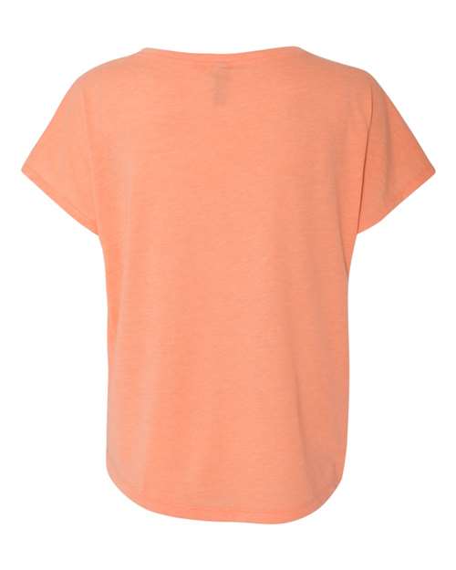 Next Level 6760 Women’s Triblend Dolman T-Shirt - Vintage Light Orange - back