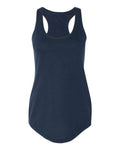 Next Level 6933 Women’s Lightweight French Terry Racerback Tank - Midnight Navy - front