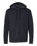 Next Level 9300 Unisex Malibu Welt Pocket Hoodie Sweatshirt - Heather Midnight Navy - front