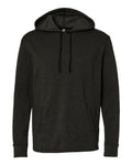 Next Level 9300 Unisex Malibu Welt Pocket Hoodie Sweatshirt - Heather Black - front