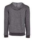 Next Level 9600 Unisex Pacifica Full-Zip Hoodie Sweatshirt - Black - back