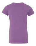 Next Level 3712 Girls’ CVC Princess T-Shirt - Purple Berry - back