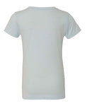 Next Level 3712 Girls’ CVC Princess T-Shirt - Ice Blue - back