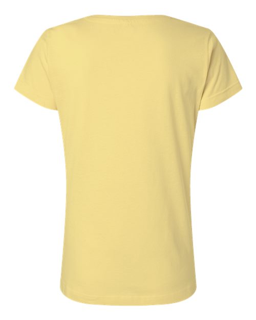 LAT 3516 Women's Fine Jersey Tee - Butter - back