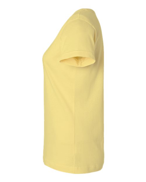 LAT 3516 Women's Fine Jersey Tee - Butter - side