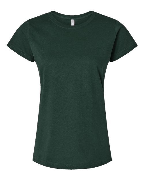LAT 3516 Women's Fine Jersey Tee - Forest - front