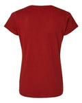 LAT 3516 Women's Fine Jersey Tee - Garnet - back