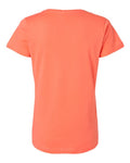 LAT 3516 Women's Fine Jersey Tee - Papaya - back