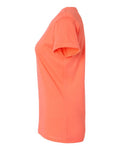 LAT 3516 Women's Fine Jersey Tee - Papaya - side