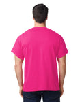 Gildan G500 Heavy Cotton T-Shirt - Heliconia - model back