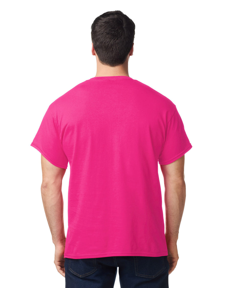 Gildan G500 Heavy Cotton T-Shirt - Heliconia - model back
