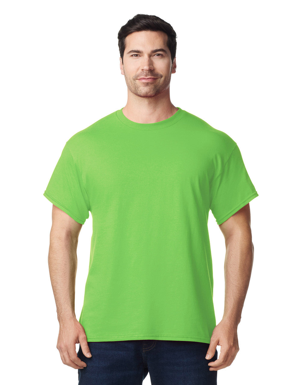 Gildan G500 Heavy Cotton T-Shirt - Lime - model front