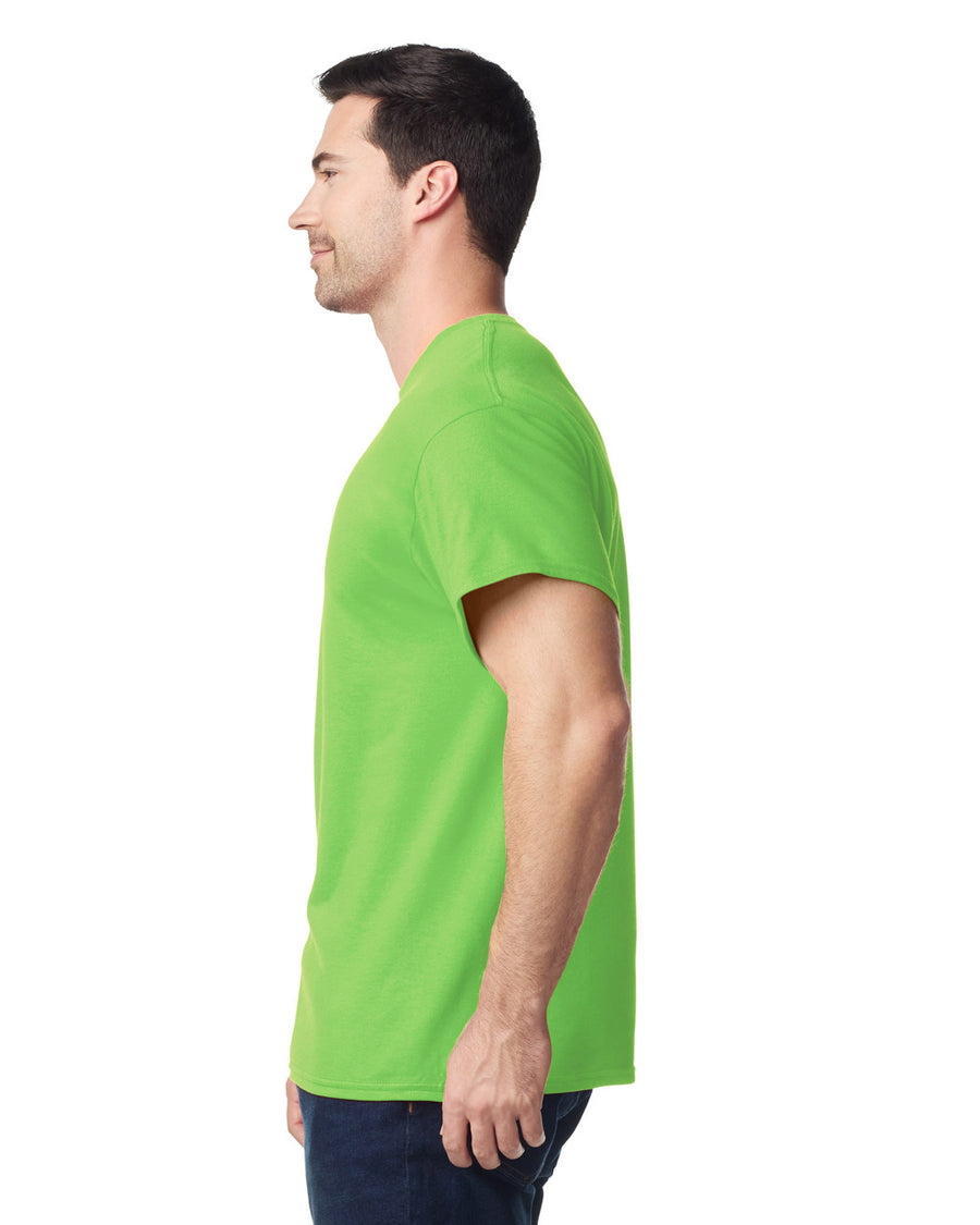 Gildan G500 Heavy Cotton T-Shirt - Lime - model side