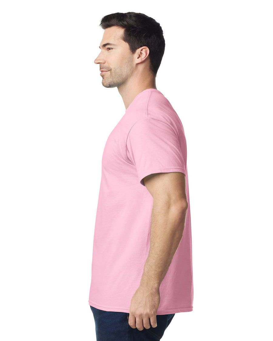 Gildan G500 Heavy Cotton T-Shirt - Light Pink - model side