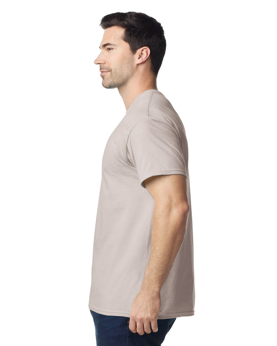 Gildan G500 Heavy Cotton T-Shirt - Ice Grey - model side