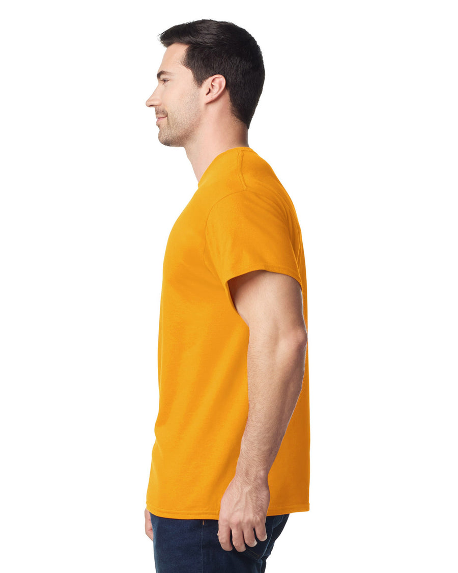 Gildan G500 Heavy Cotton T-Shirt - Gold - model side