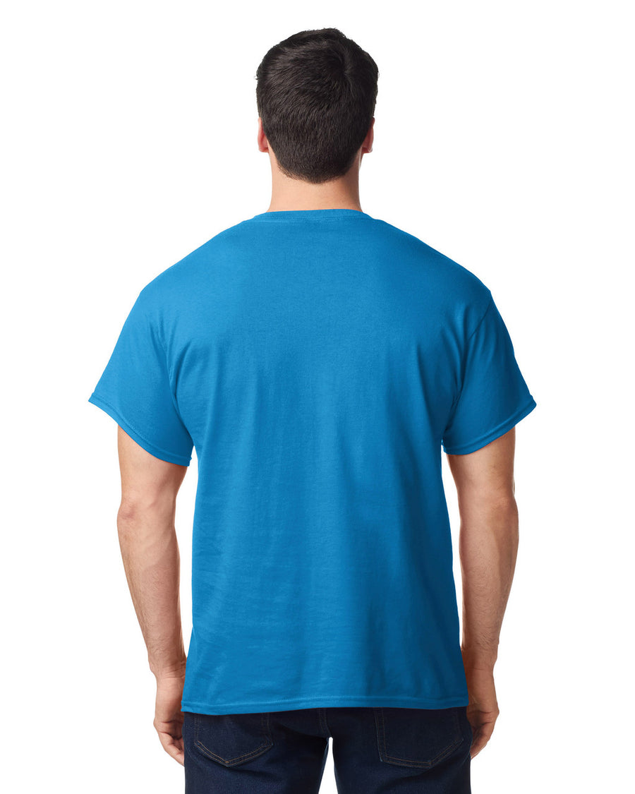 Gildan G500 Heavy Cotton T-Shirt - Sapphire - model back