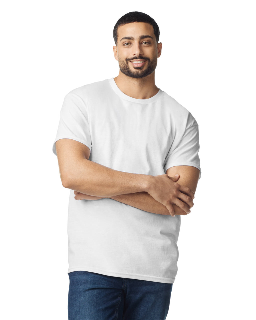 Gildan G500 Heavy Cotton T-Shirt - White - model 3