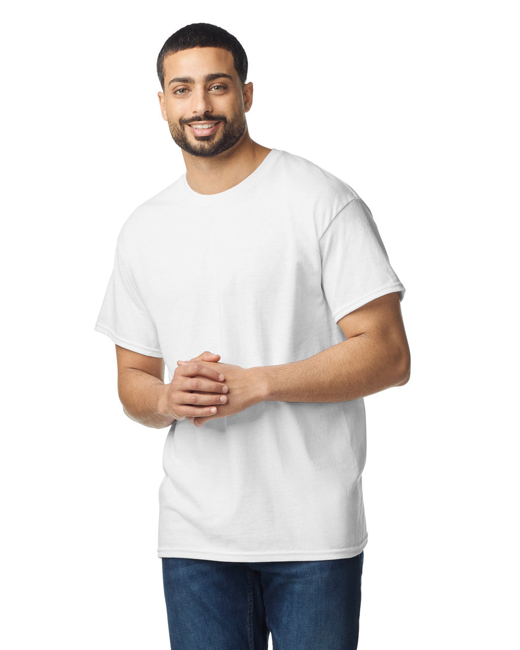 Gildan G500 Heavy Cotton T-Shirt - White - model 4