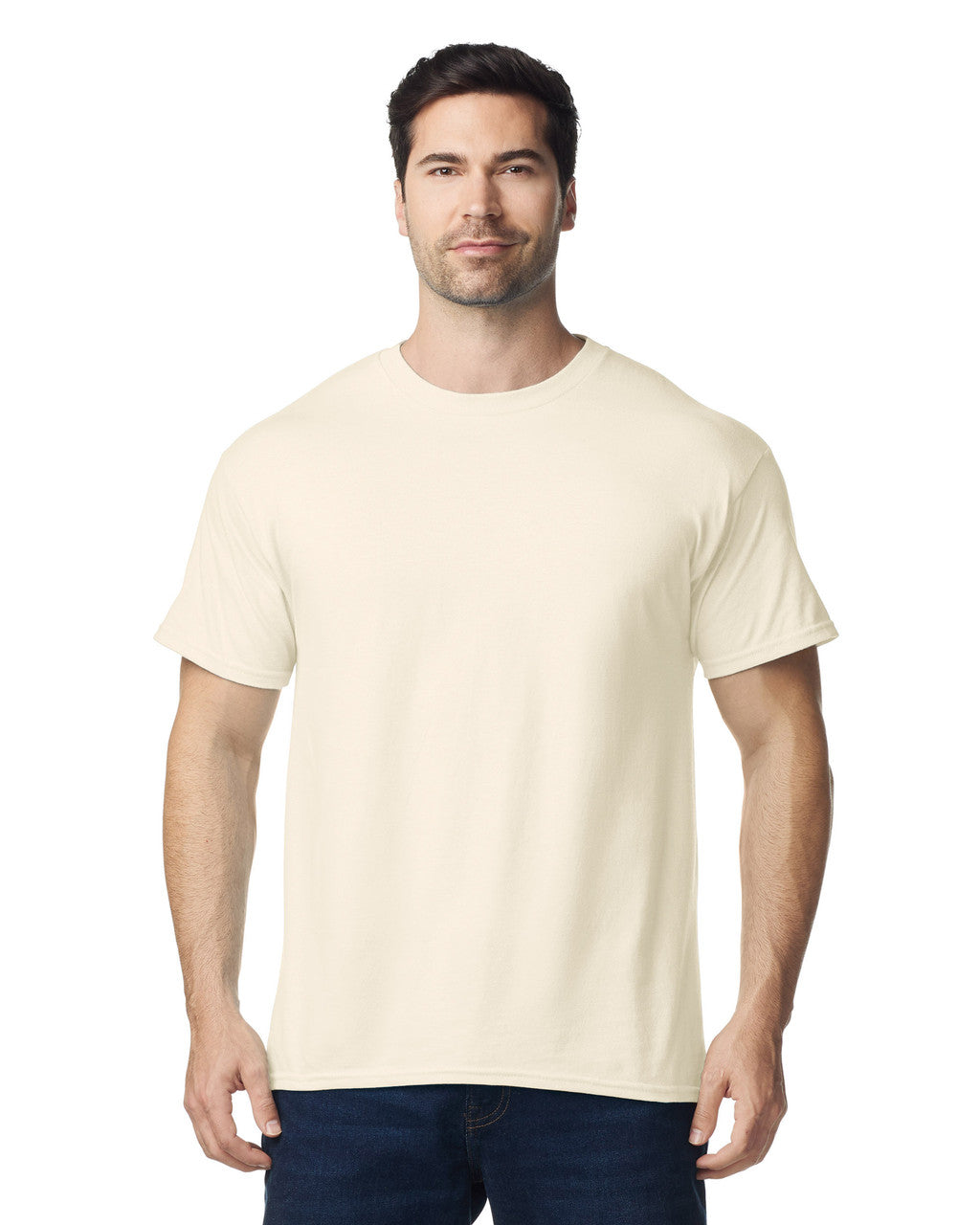 Gildan G500 Heavy Cotton T-Shirt - Natural - model front