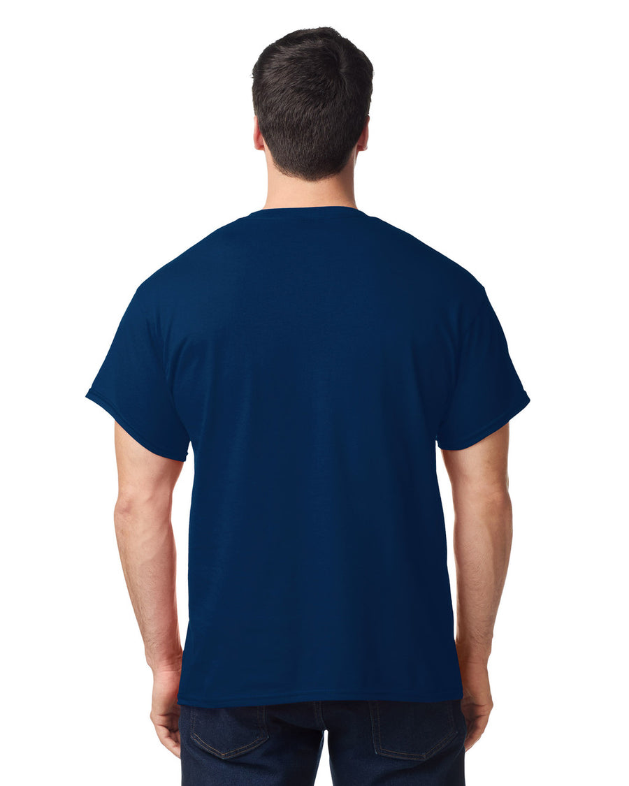 Gildan G500 Heavy Cotton T-Shirt - Navy - model back