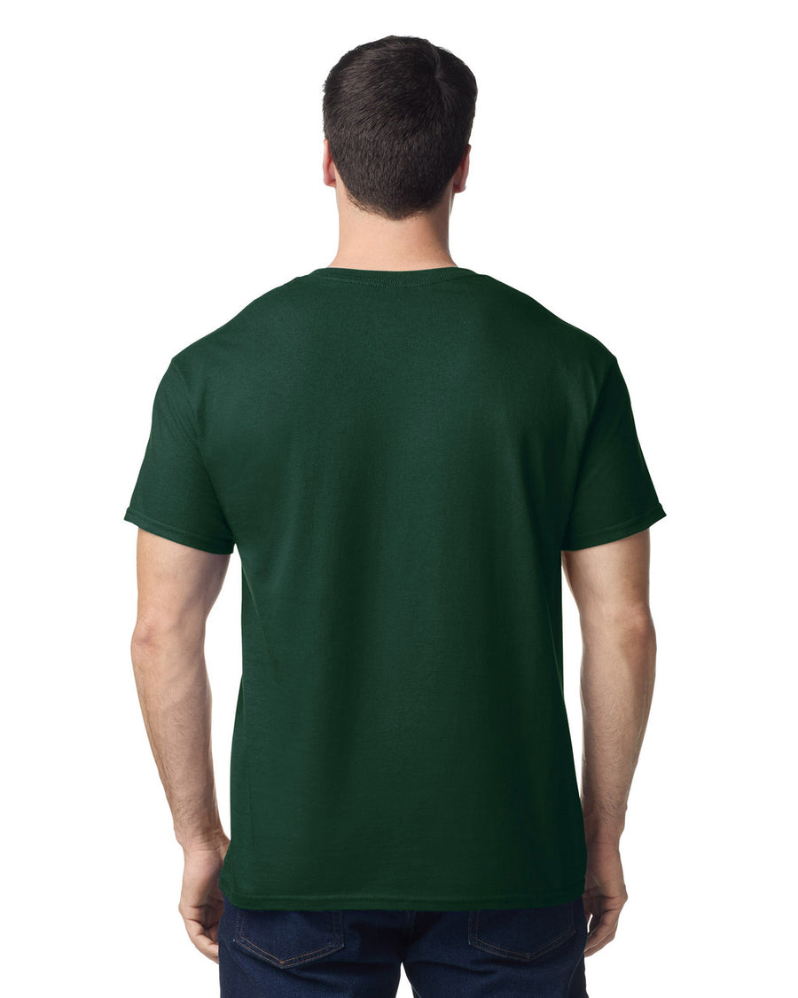 Gildan G500 Heavy Cotton T-Shirt - Forest Green - model back