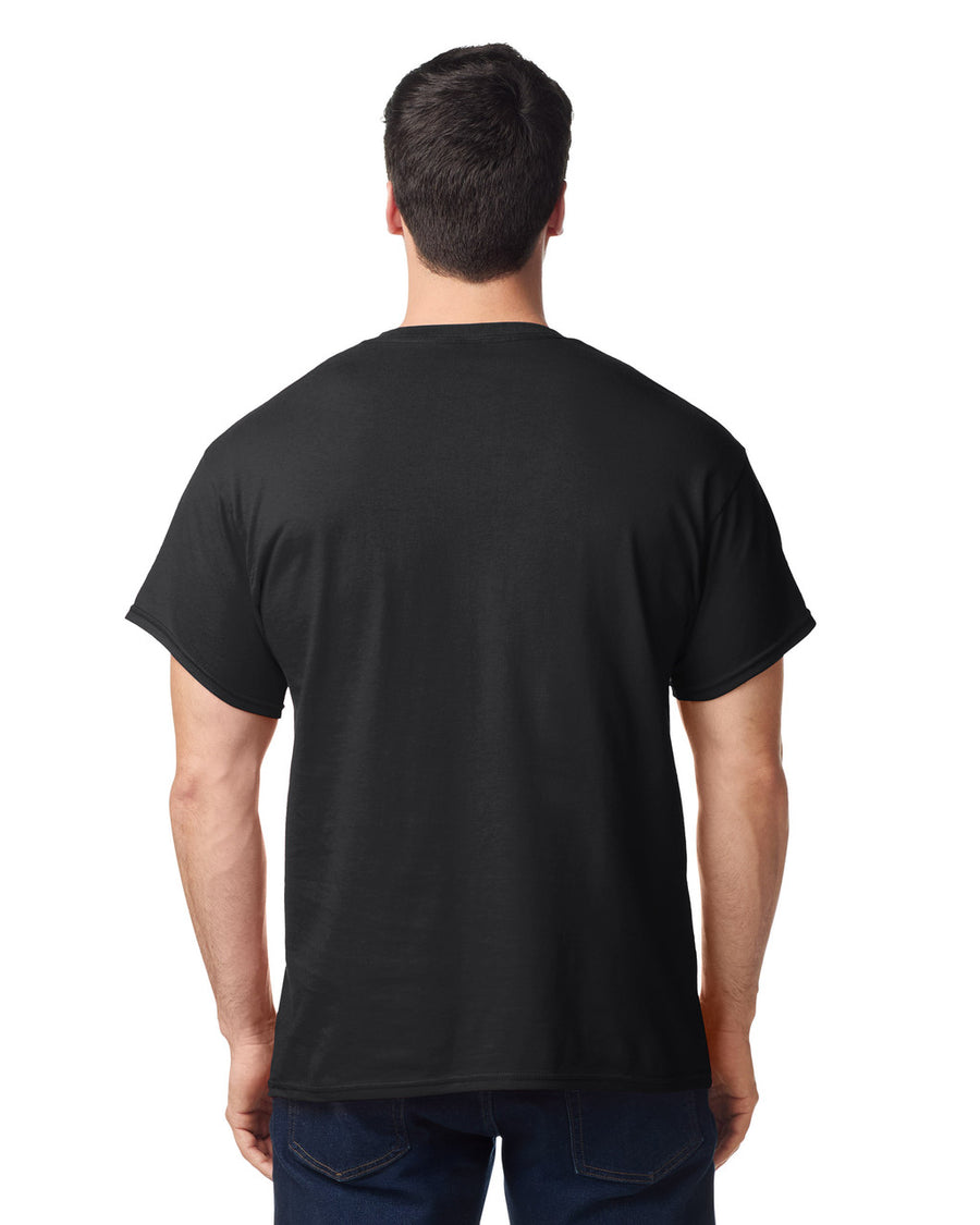 Gildan G500 Heavy Cotton T-Shirt - Black - model side