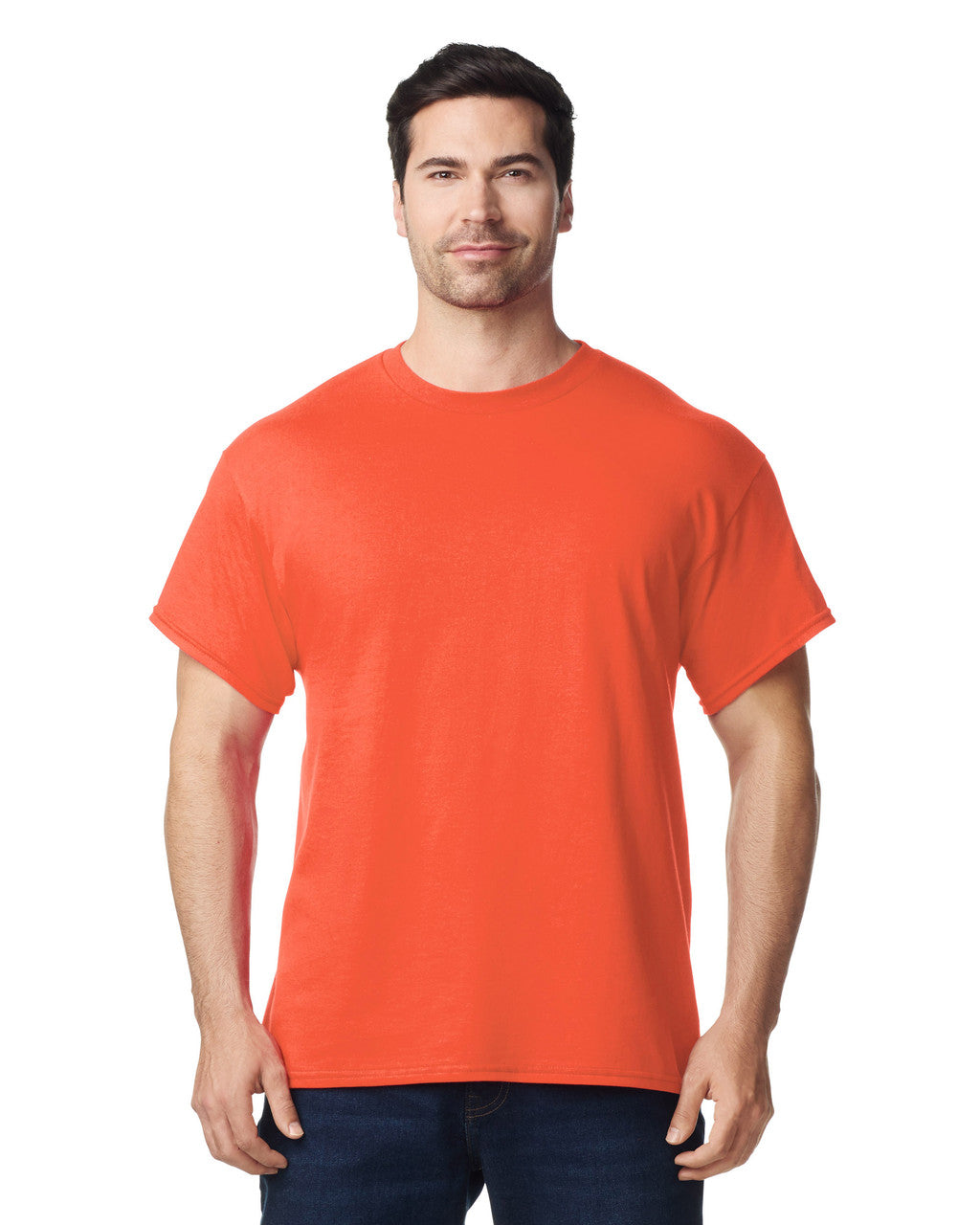 Gildan G500 Heavy Cotton T-Shirt - Orange - model front