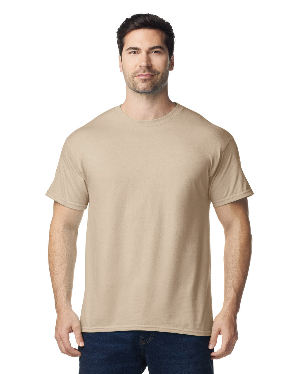 Gildan G500 Heavy Cotton T-Shirt - Sand - model front