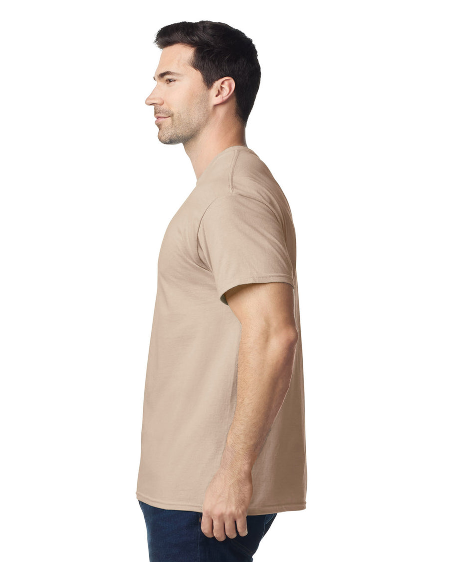 Gildan G500 Heavy Cotton T-Shirt - Sand - model side