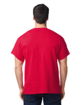 Gildan G500 Heavy Cotton T-Shirt - Red - model back