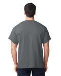 Gildan G500 Heavy Cotton T-Shirt - Charcoal - model back