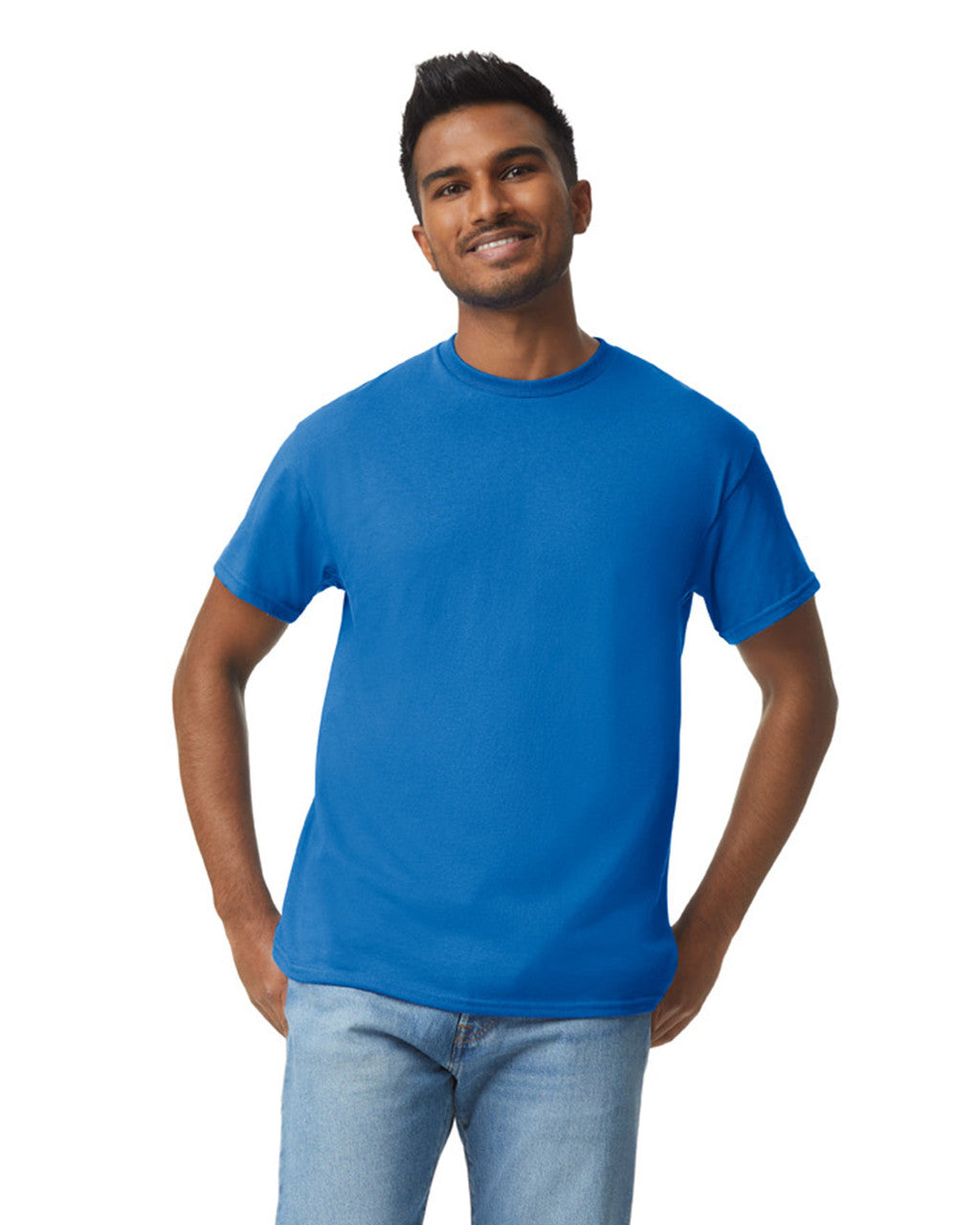 Gildan G500 Heavy Cotton T-Shirt - Royal - model front