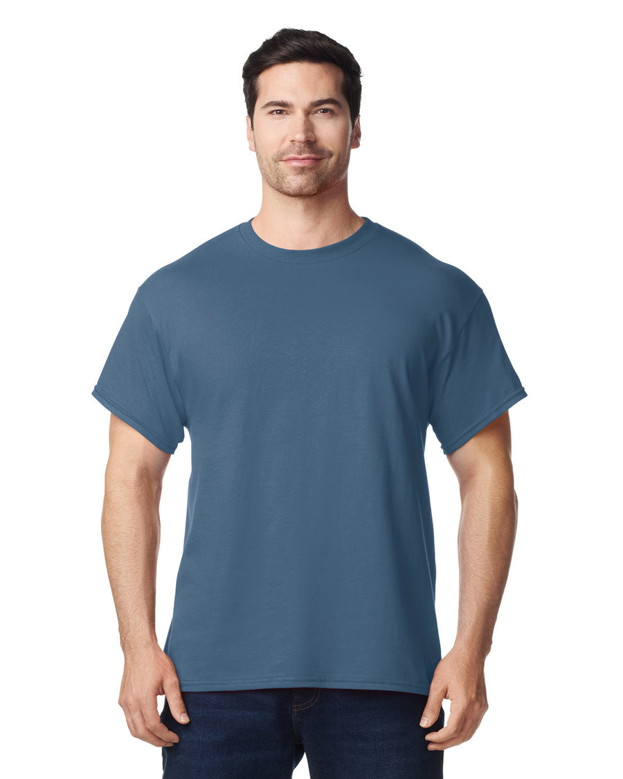 Gildan G500 Heavy Cotton T-Shirt - Indigo Blue - model front