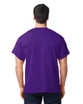 Gildan G500 Heavy Cotton T-Shirt - Purple - model back