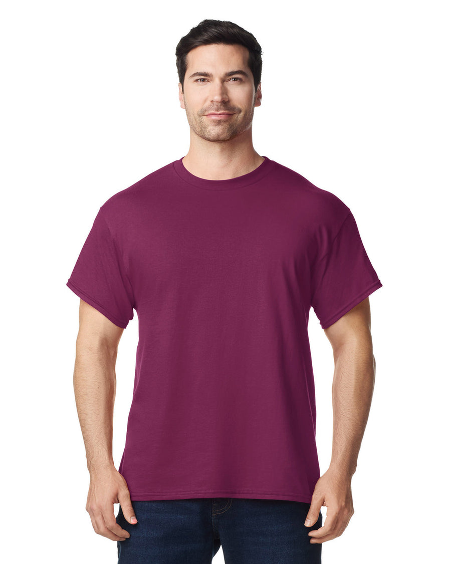 Gildan G500 Heavy Cotton T-Shirt - Maroon - model front