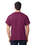 Gildan G500 Heavy Cotton T-Shirt - Maroon - model back