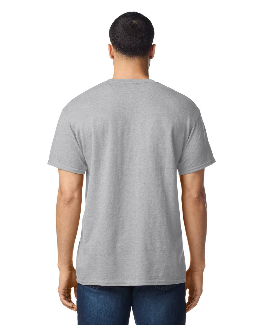 Gildan G500 Heavy Cotton T-Shirt - Sport Grey - model back