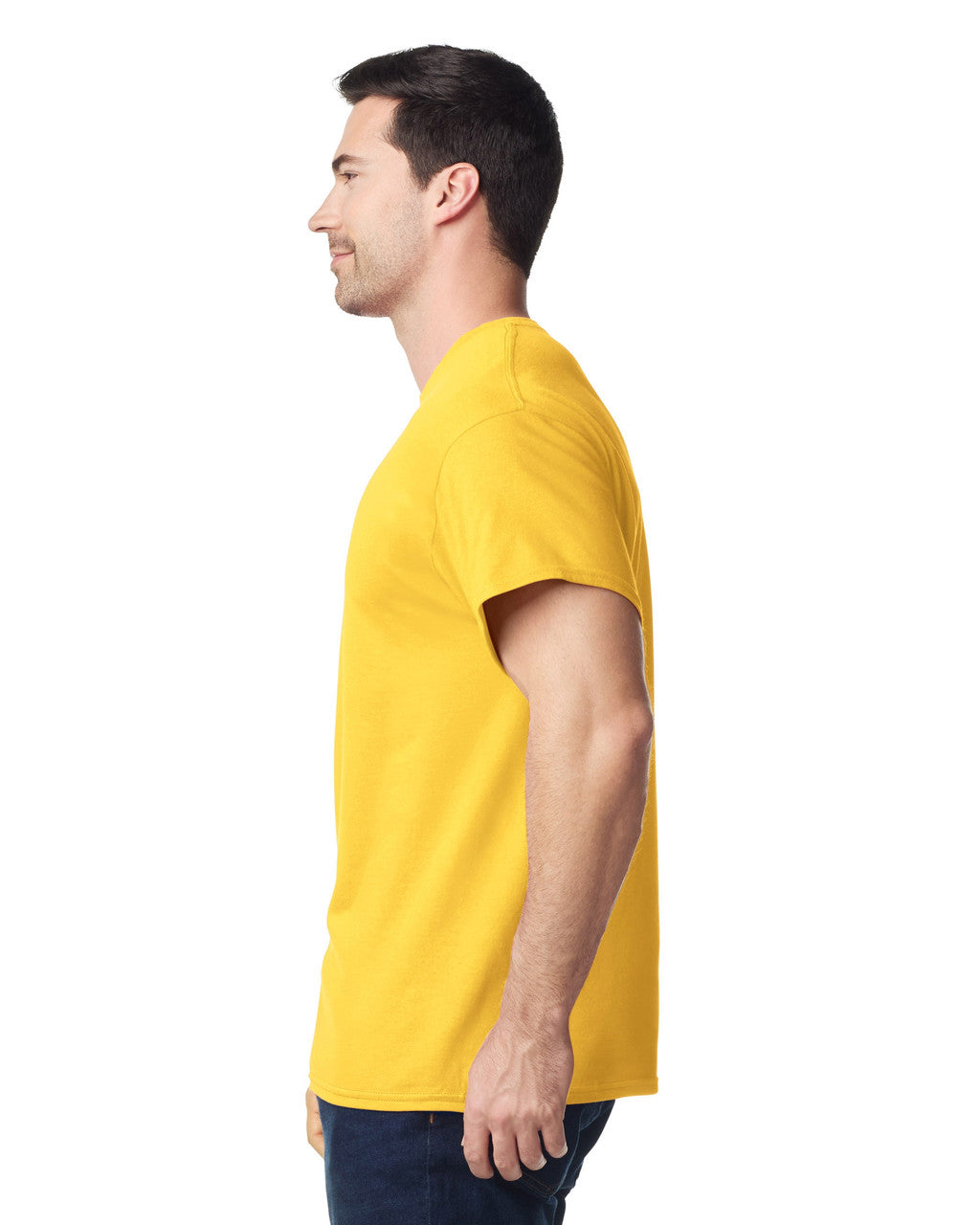 Gildan G500 Heavy Cotton T-Shirt - Daisy - model side