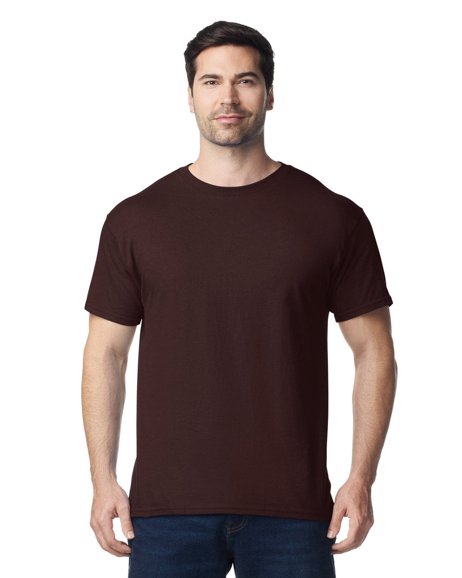 Gildan G500 Heavy Cotton T-Shirt - Dark Chocolate - model front