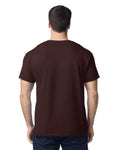Gildan G500 Heavy Cotton T-Shirt - Dark Chocolate - model back