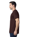 Gildan G500 Heavy Cotton T-Shirt - Dark Chocolate - model side