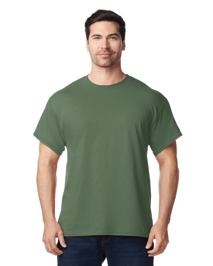 Gildan G500 Heavy Cotton T-Shirt - Military Green - model front