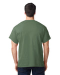 Gildan G500 Heavy Cotton T-Shirt - Military Green - model back